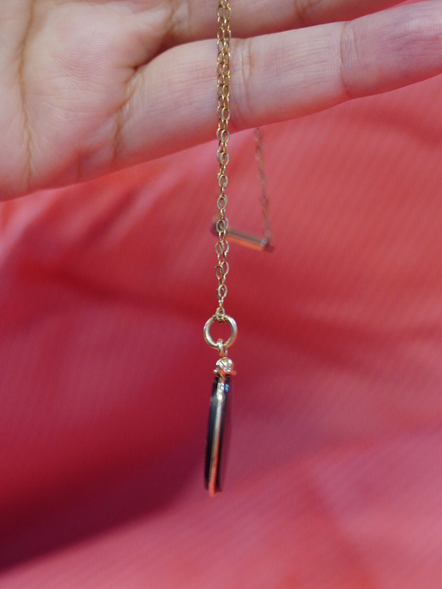 Intaglio Pendant and Chain