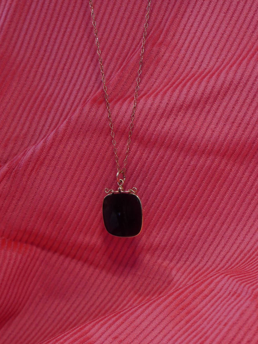 Intaglio Pendant and Chain