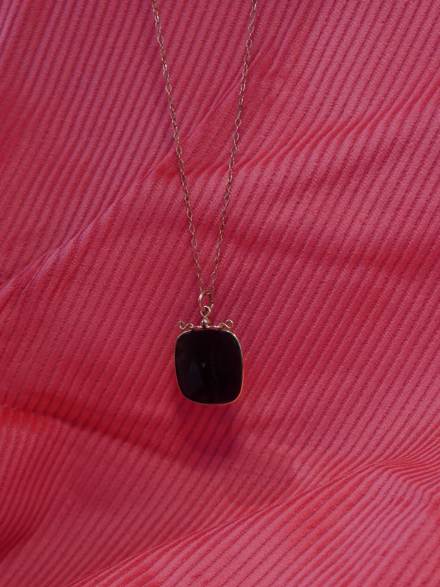 Intaglio Pendant and Chain