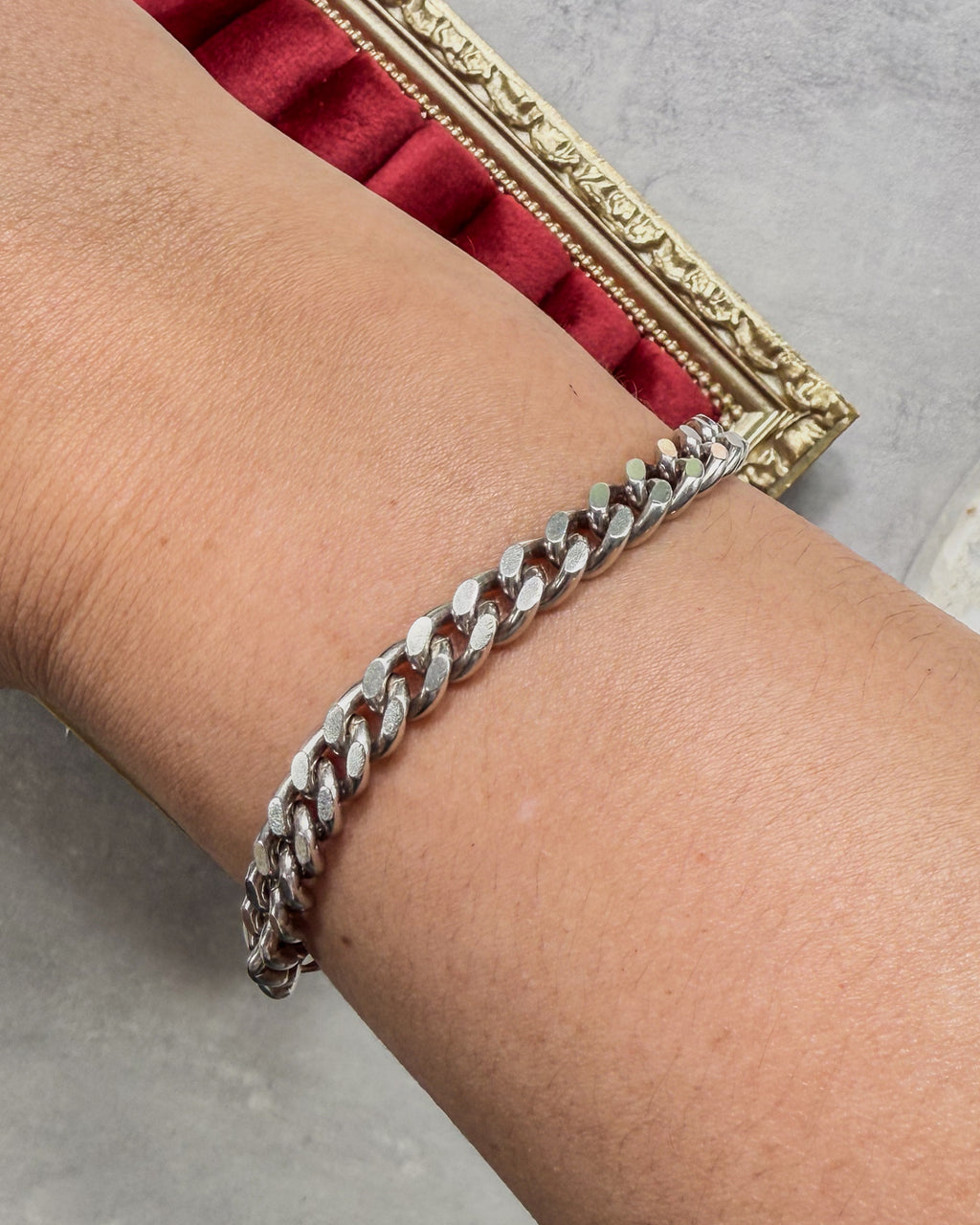 Heavy '835' Silver Bracelet