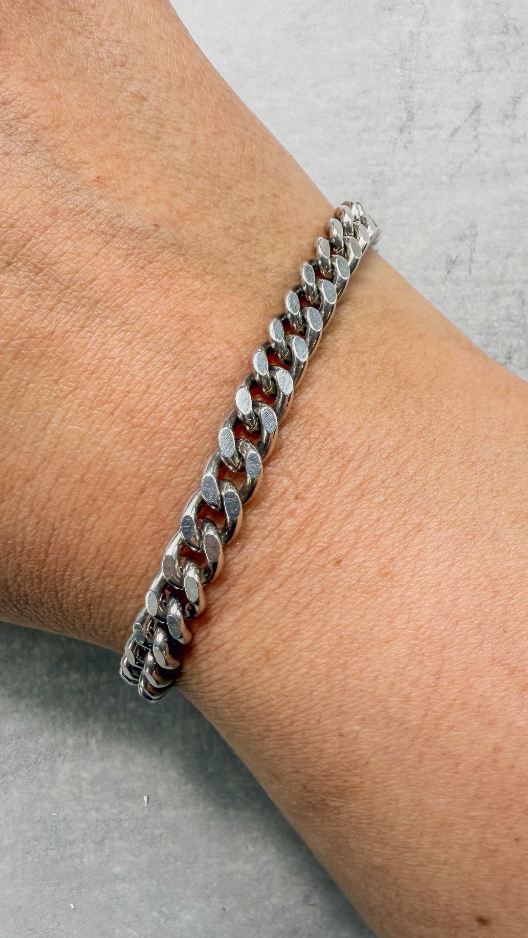Heavy '835' Silver Bracelet