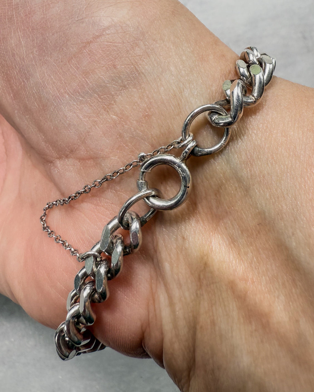 Heavy '835' Silver Bracelet