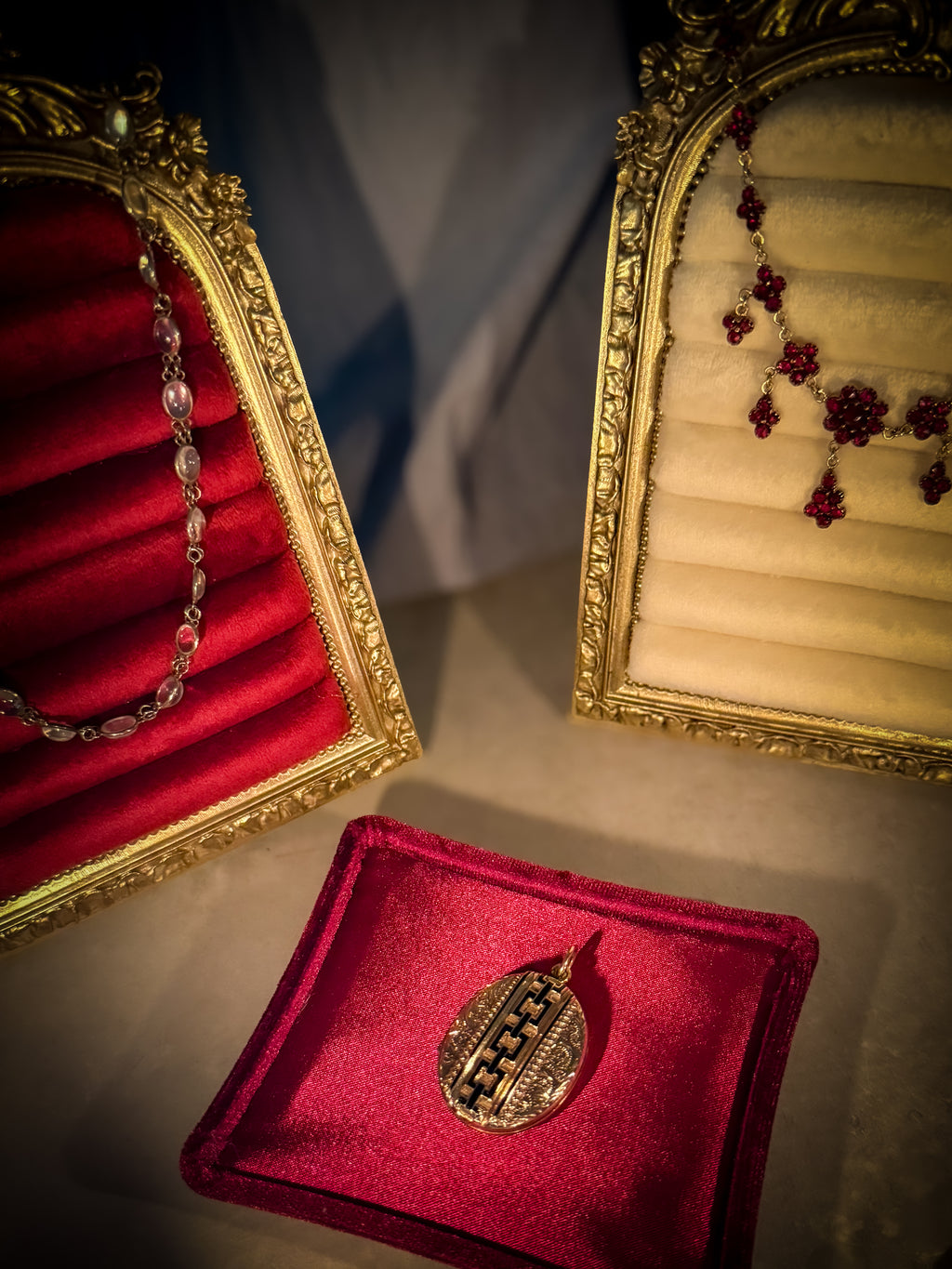 Antique Gold and Enamel Locket