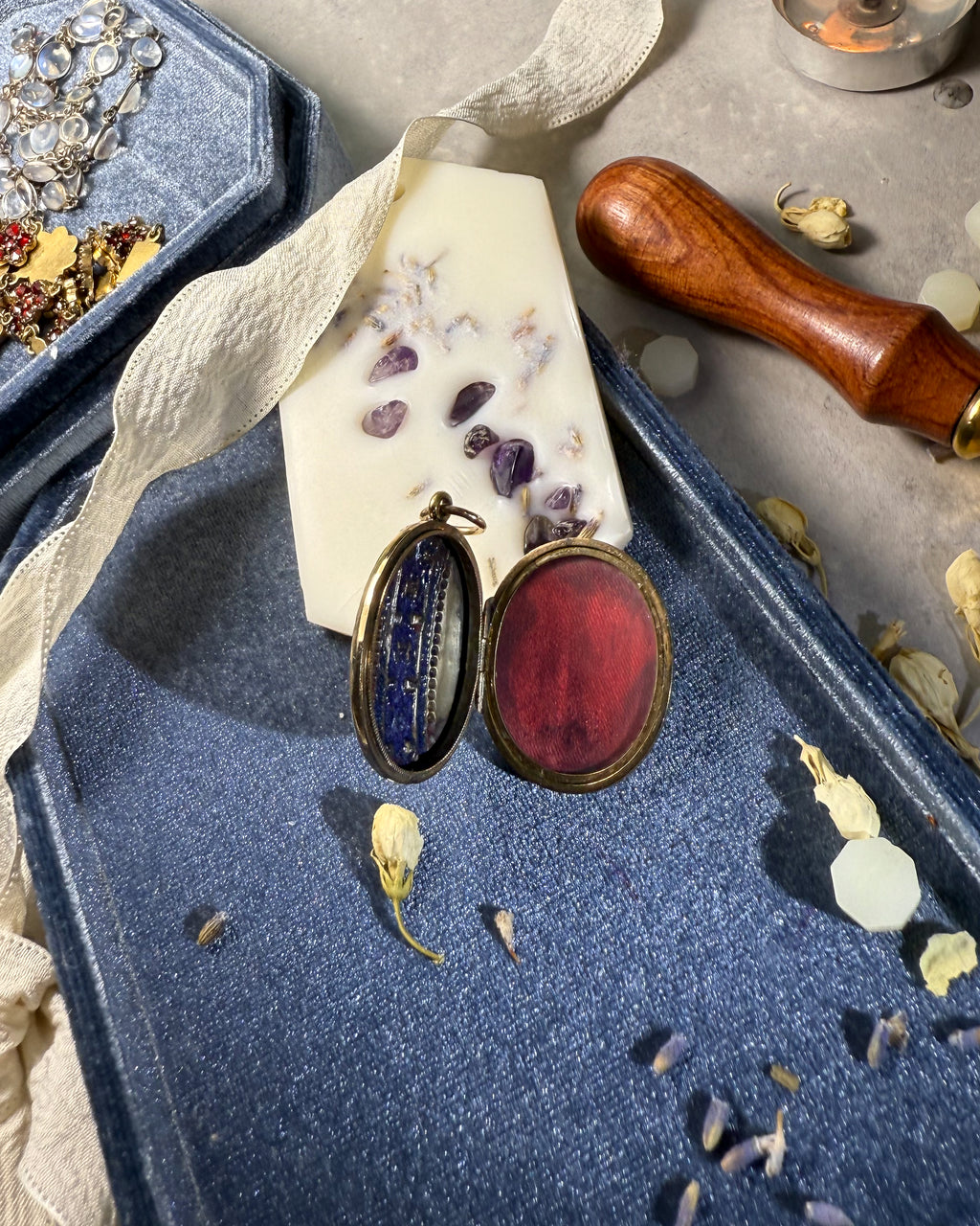 Antique Gold and Enamel Locket