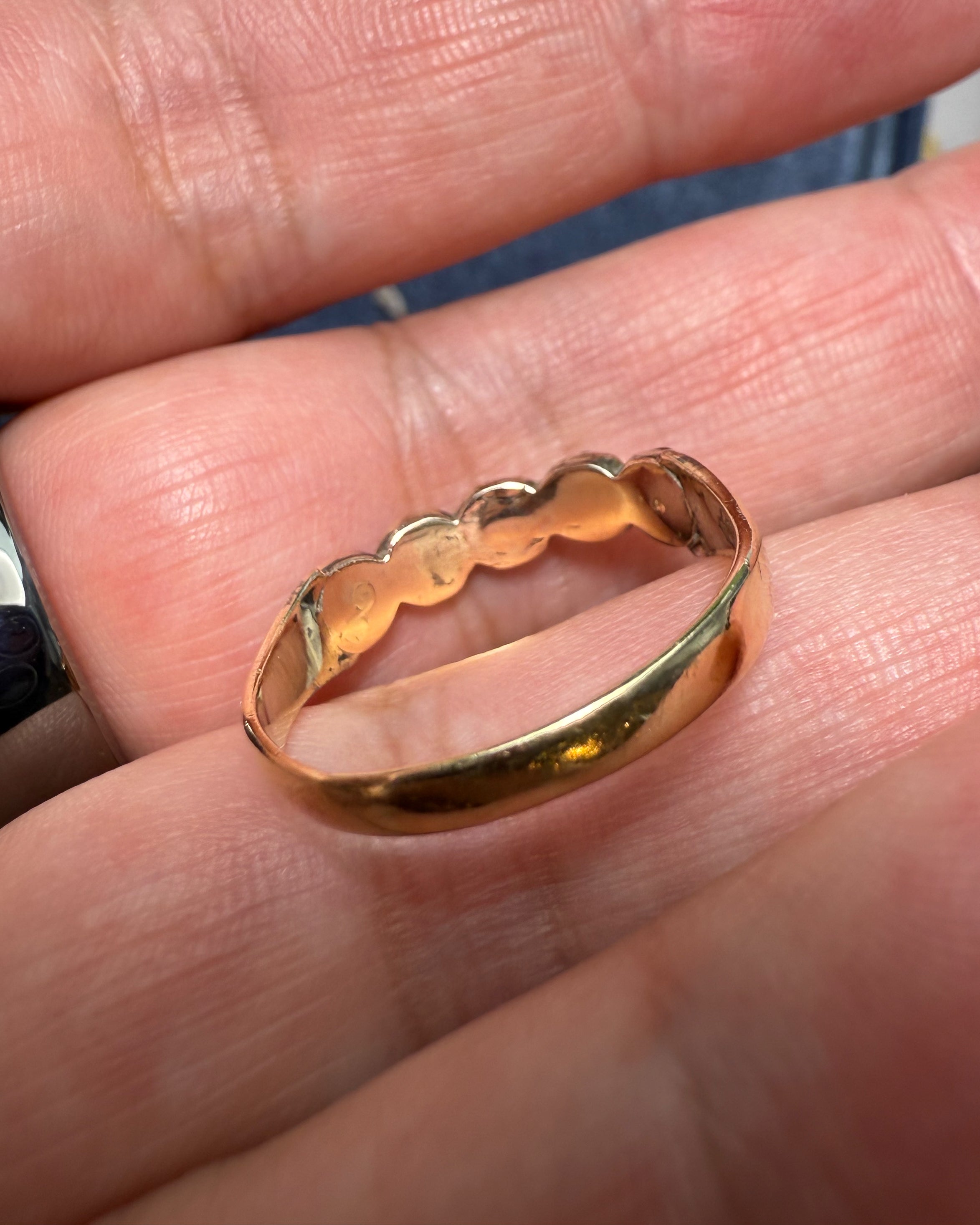 200 year old Georgian Garnet Ring