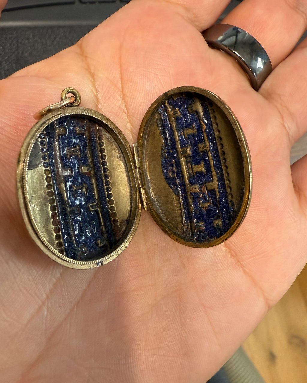 Antique Gold and Enamel Locket
