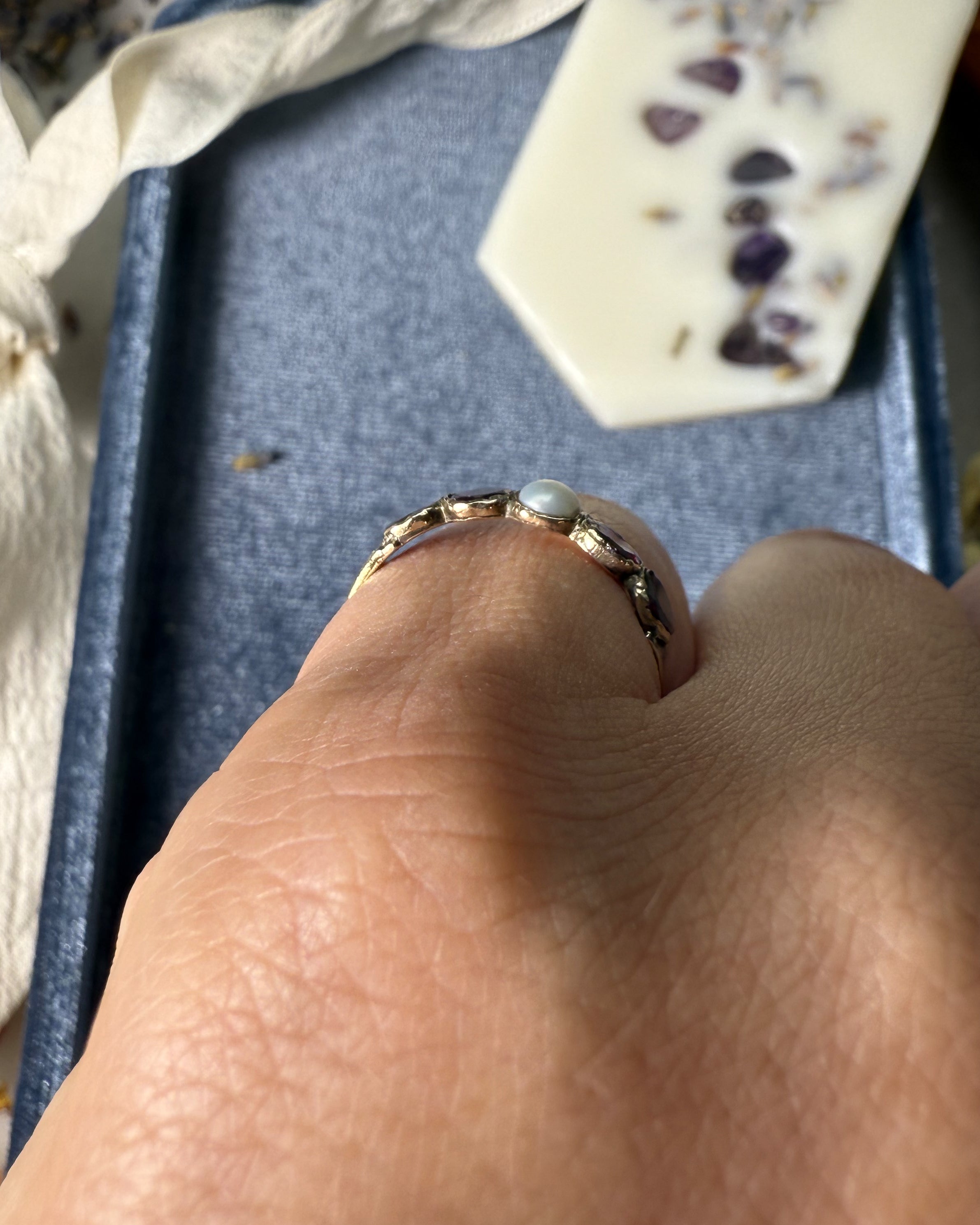 200 year old Georgian Garnet Ring
