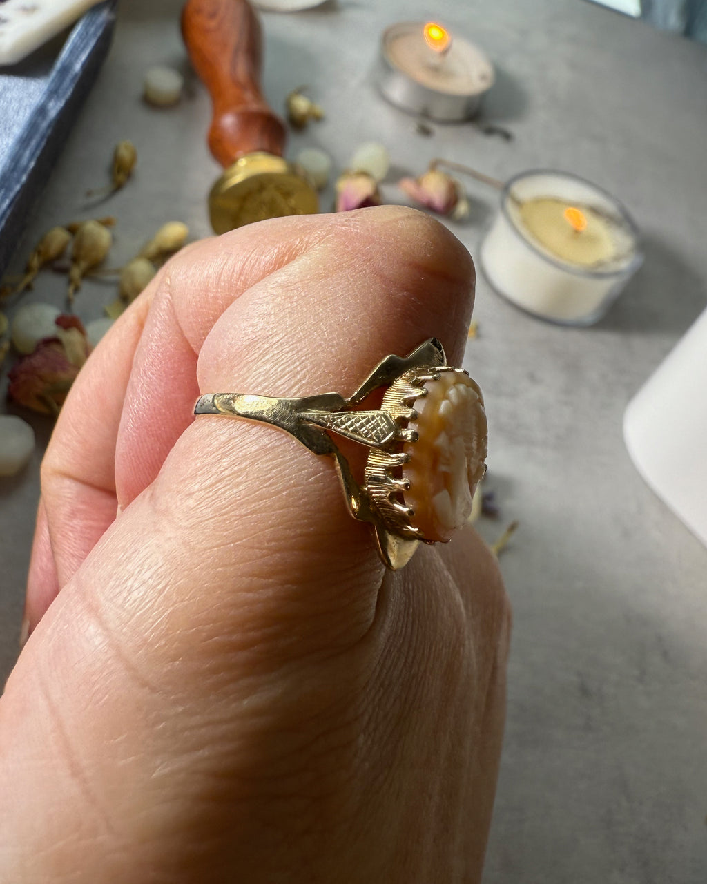 Cameo Dress Ring
