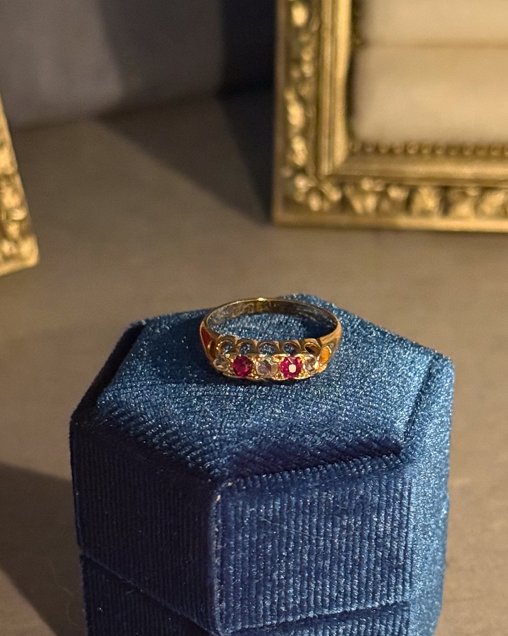 Ruby and Diamond Antique Ring