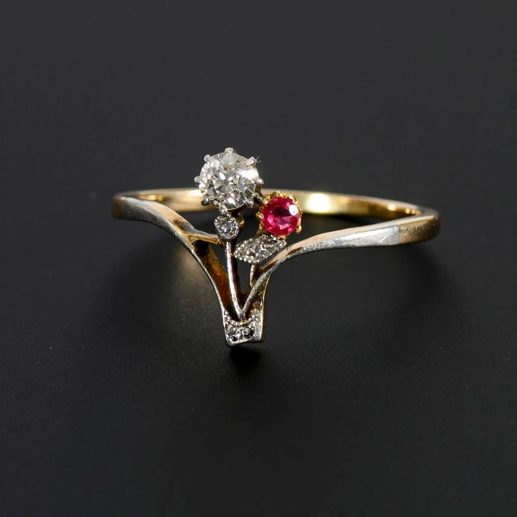 Art Nouveau Diamond Ring