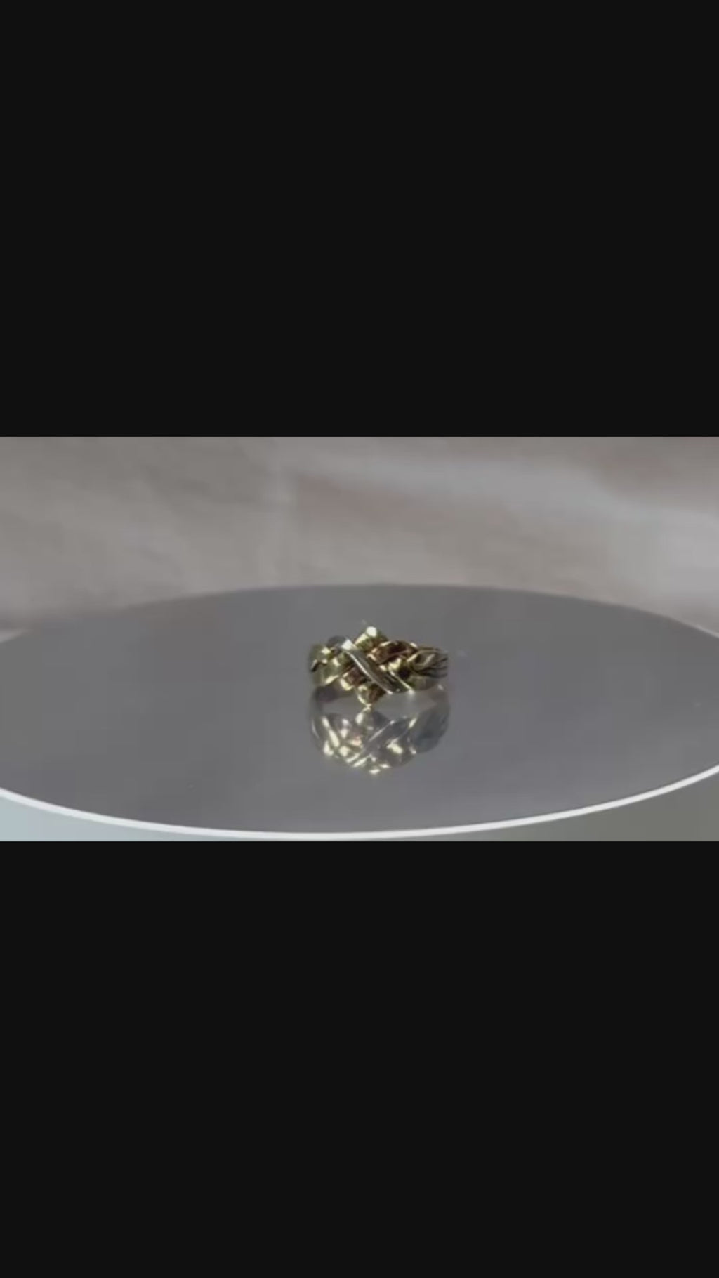 Tri-colour Puzzle Ring