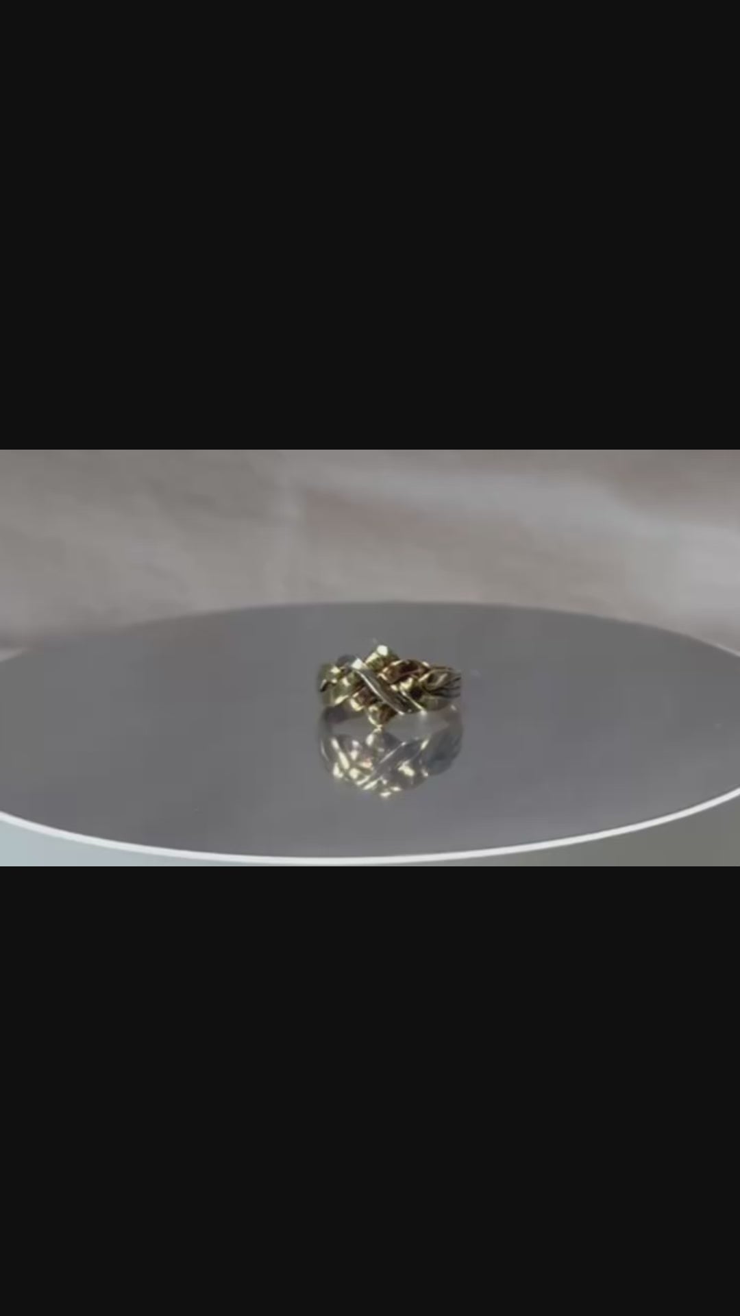 Tri-colour Puzzle Ring